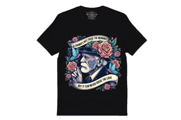 Alzheimer’s Graphics for T-Shirt Designs