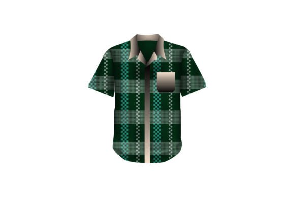 Casual Short Sleeve Flannel Shirt Graphics & Illustrations Review