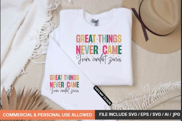 Comfort Zone Graphics for T-Shirt Designs