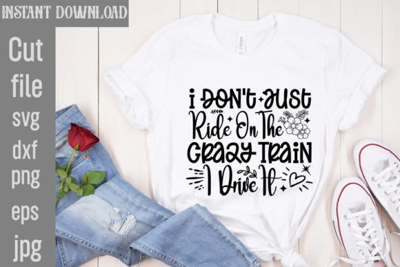 Crazy Train Graphics for Bold T-Shirt Designs