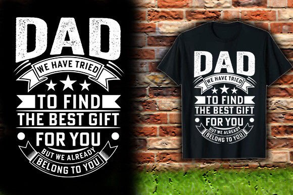 Dad Gift Graphics: Top T-Shirt Designs for Sellers