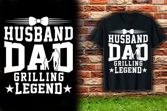 Grilling Legend Graphics for T-Shirt Designs