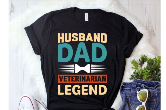 Husband Dad Vet SVG: Graphics for T-Shirt Designs