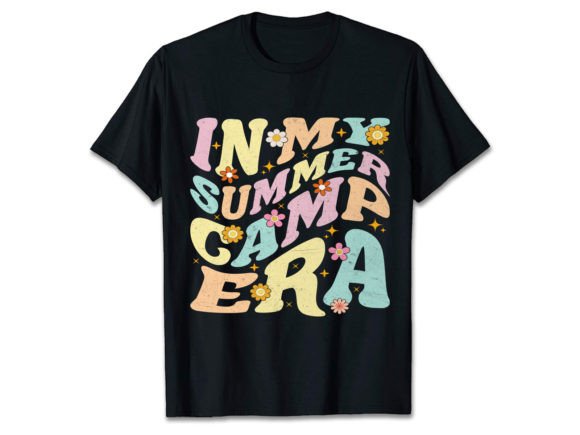 In MY SUMMER CAMP ERA: Graphics for T-Shirt Designs