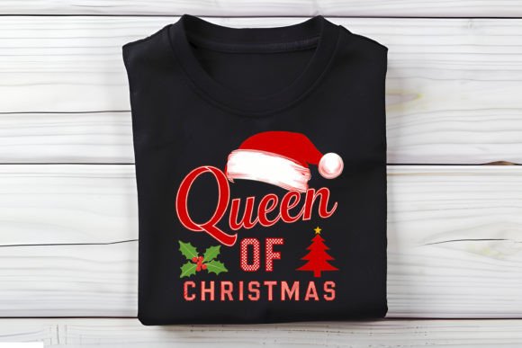 Qeen of Christmas T-Shirt Free: Graphics & Freebies