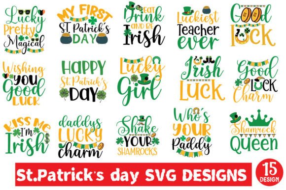 St. Patrick’s Day Graphics for T-Shirt Designs