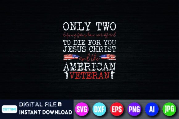 Two Died for You Jesus and American Graphics